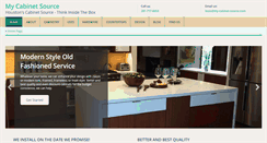 Desktop Screenshot of my-cabinet-source.com