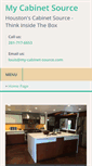 Mobile Screenshot of my-cabinet-source.com